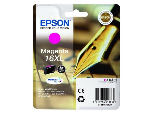 ΜΕΛΑΝΙ EPSON T163340 WF2010 16XL MAGENTA CRTR