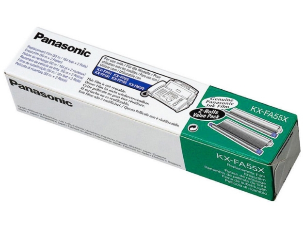 ΜΕΛΑΝΙ PANASONIC KX-FA55X FILM FAX 2τεμ