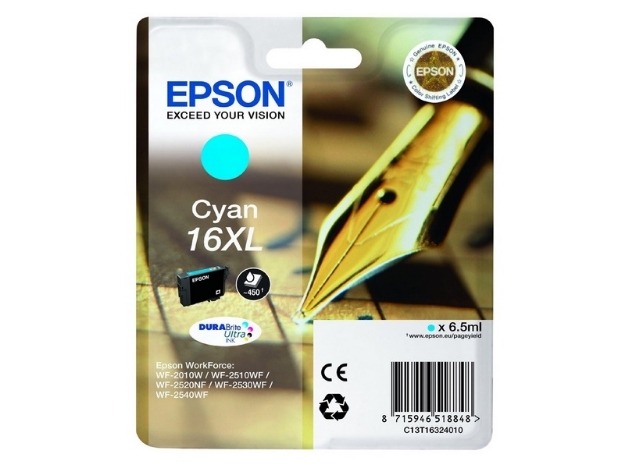 ΜΕΛΑΝΙ EPSON T163240 WF2010 16XL CYAN CRTR