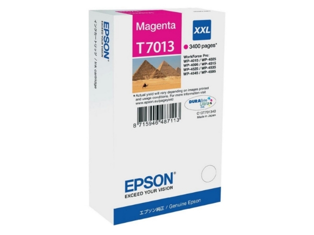 ΜΕΛΑΝΙ EPSON T701340 XXL WF4015/WF4025 MAGENTA