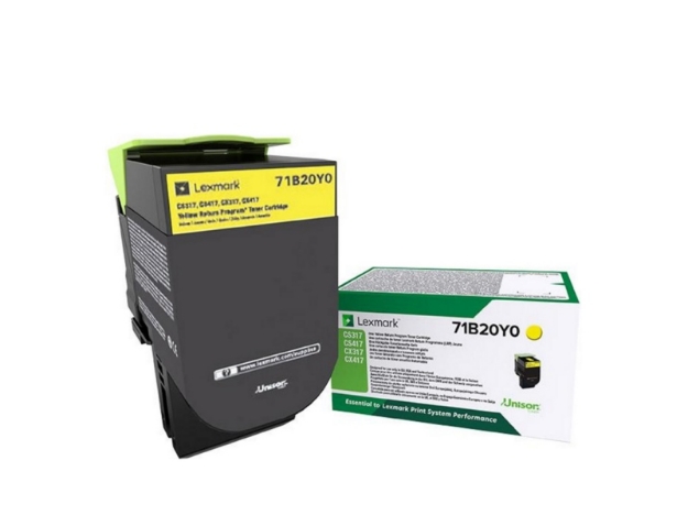 ΜΕΛΑΝΙ LEXMARK CS317 71B20Y0 TONER YELLOW CRTR