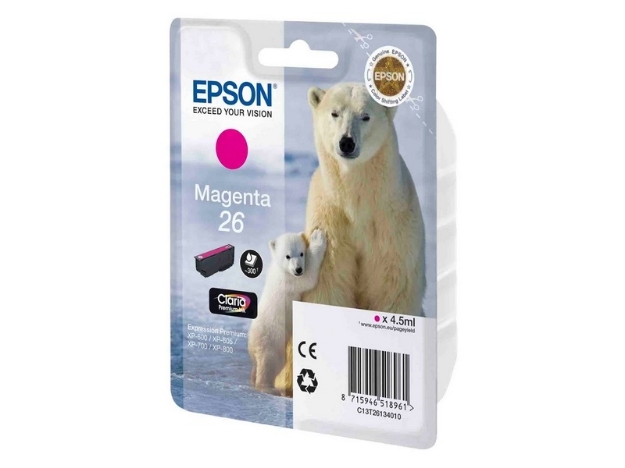 ΜΕΛΑΝΙ EPSON T261340 26 C13T26134012 MAGENTA