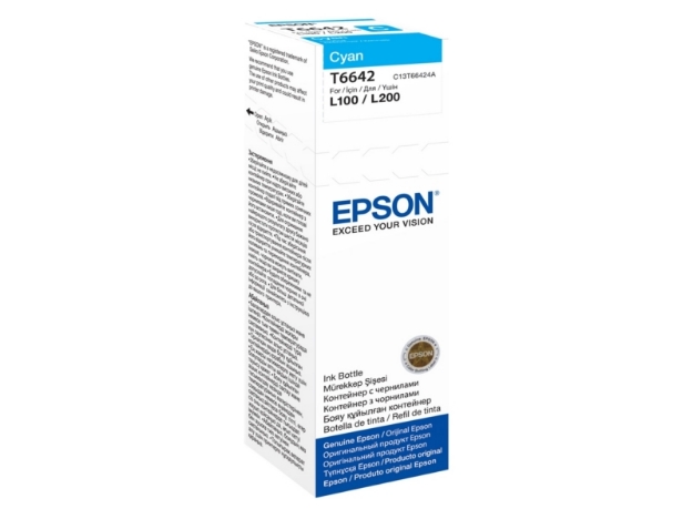 ΜΕΛΑΝΙ EPSON T6642 L100 C13T66424A CYAN CRTR 