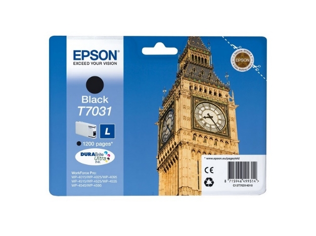 ΜΕΛΑΝΙ EPSON T703140  C13T70314010 BLACK CRTR 