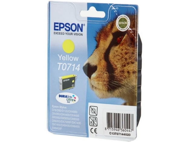 ΜΕΛΑΝΙ EPSON T071440  C13T07144020 YELLOW CRTR 