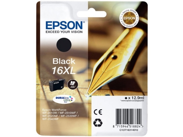 ΜΕΛΑΝΙ EPSON T163140 WF2010 16XL BLACK CRTR