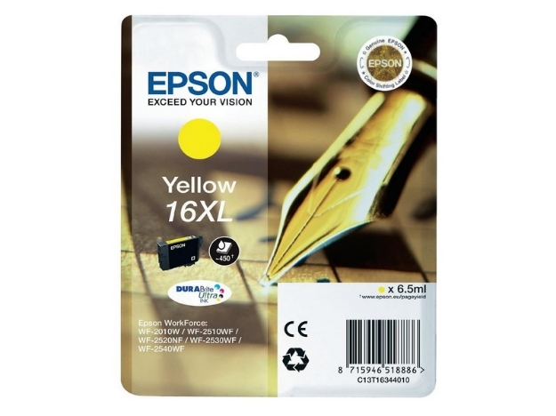 ΜΕΛΑΝΙ EPSON T163440 WF2010 16XL YELLOW CRTR