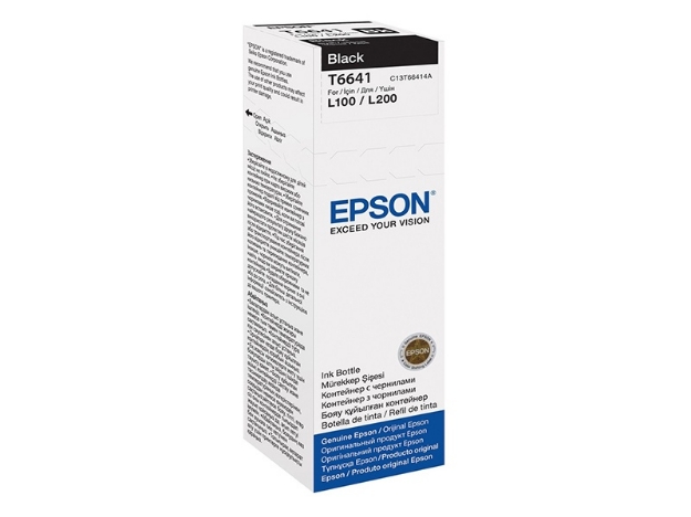 ΜΕΛΑΝΙ EPSON T6641 L100 C13T66414A BLACK CRTR 