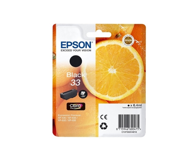 ΜΕΛΑΝΙ EPSON T333140 C13T33314012 BLACK 33 CRTR 