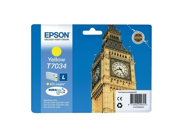 ΜΕΛΑΝΙ EPSON T703440  C13T70344010 YELLOW CRTR 