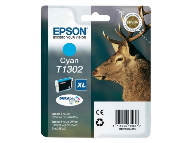 ΜΕΛΑΝΙ EPSON T130240 BX525 XL CYAN