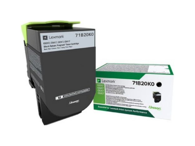 ΜΕΛΑΝΙ LEXMARK CS317 71B20K0 TONER BLACK CRTR