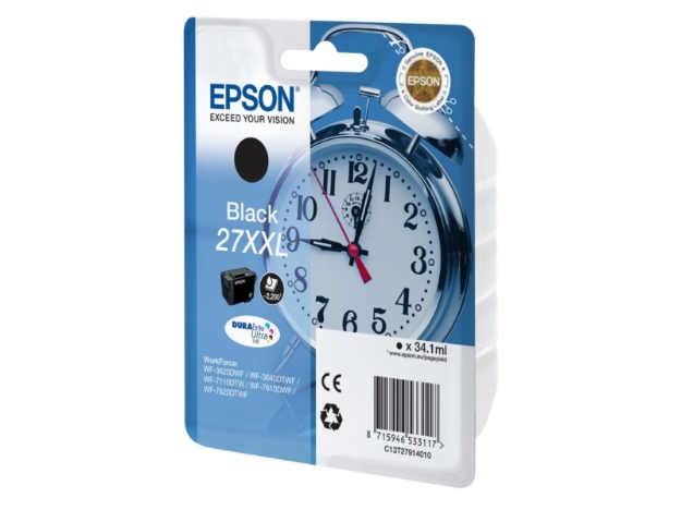 ΜΕΛΑΝΙ EPSON T279140 27XXL C13T27914012 BLACK