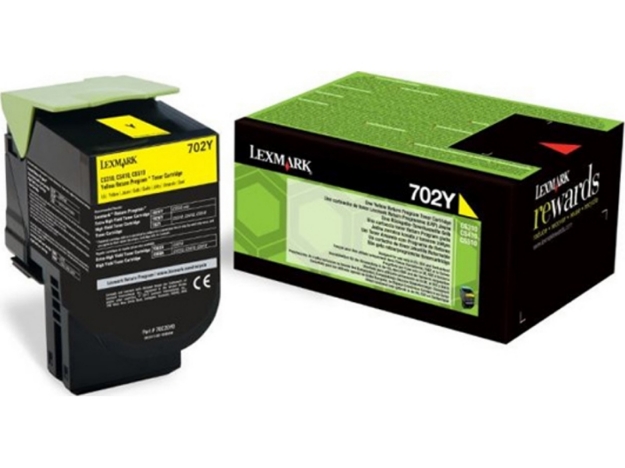 ΜΕΛΑΝΙ LEXMARK 702Y CS310 70C20Y0 TONER YELLOW CRTR 