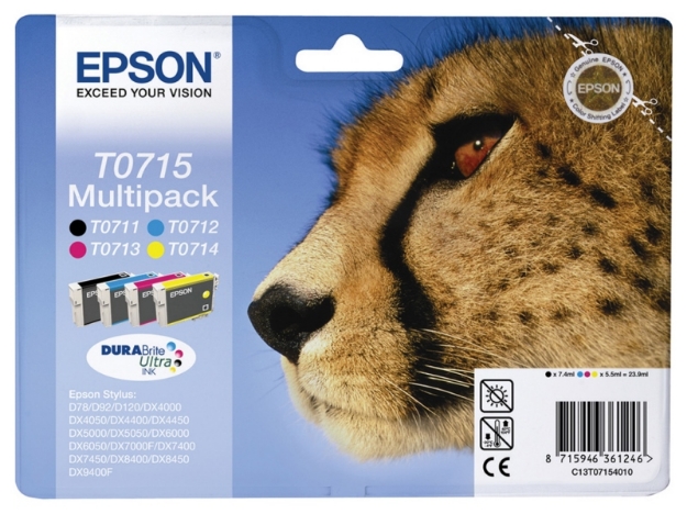 ΜΕΛΑΝΙ EPSON T071540  C13T07154020 MULTIPACK CRTR 