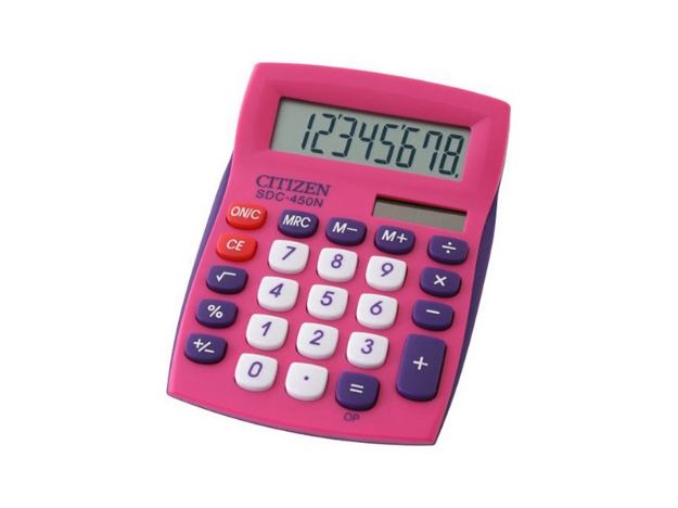 ΑΡΙΘΜΟΜΗΧΑΝΗ CΙΤΙΖΕΝ SDC-450NPK (Pink) (8 ΨΗΦ.)