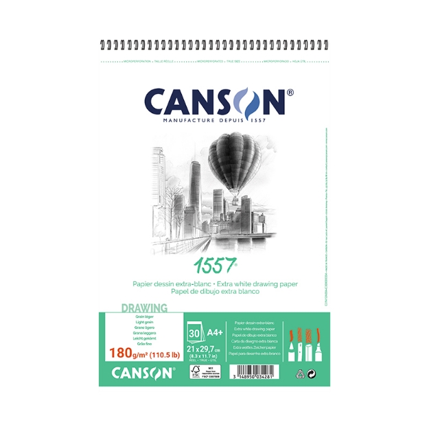 ΜΠΛΟΚ CANSON 1557 SP DESSIN Α4 180gr 30Φ 
