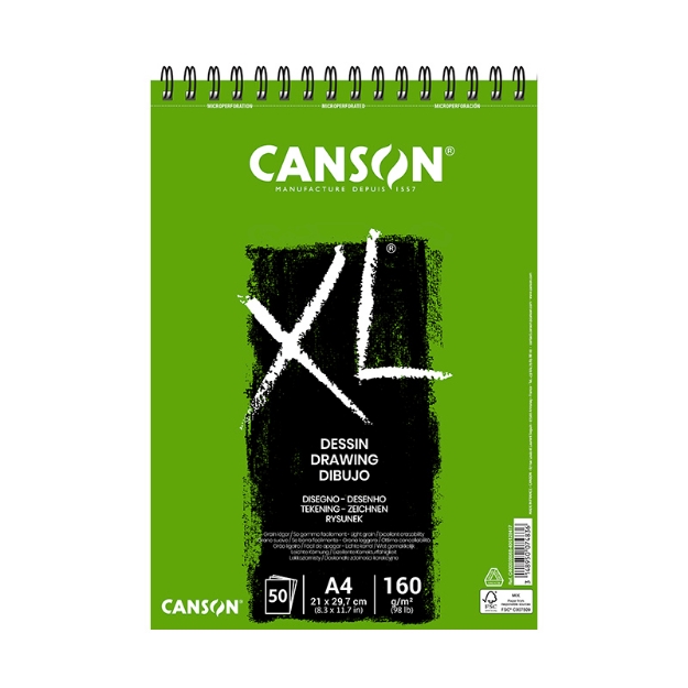 ΜΠΛΟΚ CANSON XL DESSIN  SP. A4 160gr 50Φ.