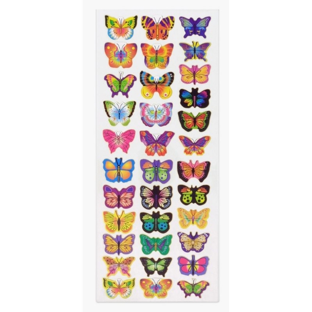 ΑΥΤΟΚΟΛΛΗΤΑ STICKERS  319 Butterflies 31X11cm
