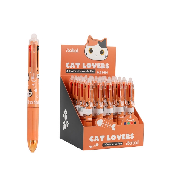 ΣΤΥΛΟ i-TOTAL XL1806C ORANGE CAT ERASABLE 4 in 1