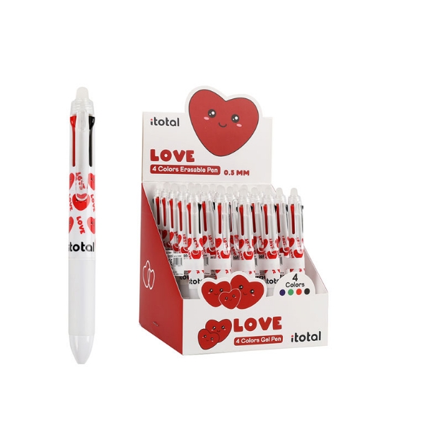 ΣΤΥΛΟ i-TOTAL XL1806E HEART ERASABLE 4 in 1