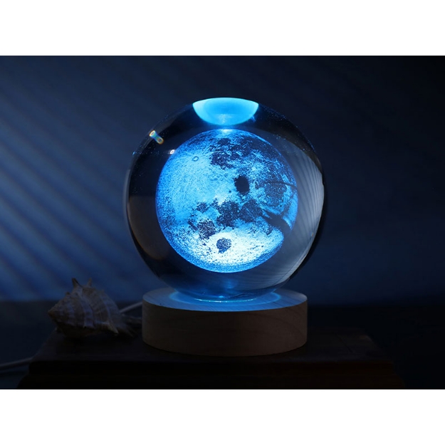 ΛΑΜΠΑ i-TOTAL XL2713B CRYSTAL BALL MOON LARGE 10cm