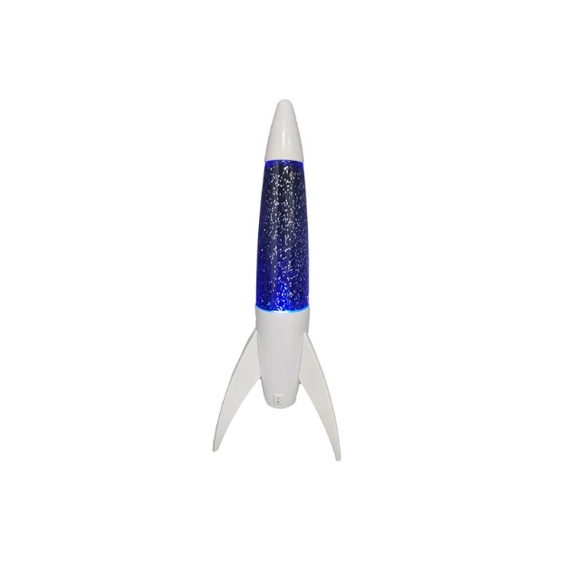 ΛΑΜΠΑ i-TOTAL XL2942 ROCKET GLITTER BLUE 36cm