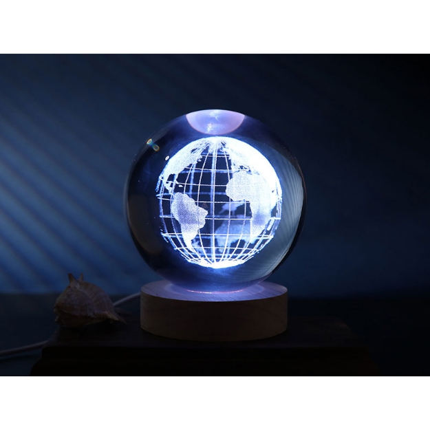 ΛΑΜΠΑ i-TOTAL XL2712B CRYSTAL BALL EARTH LARGE 10cm