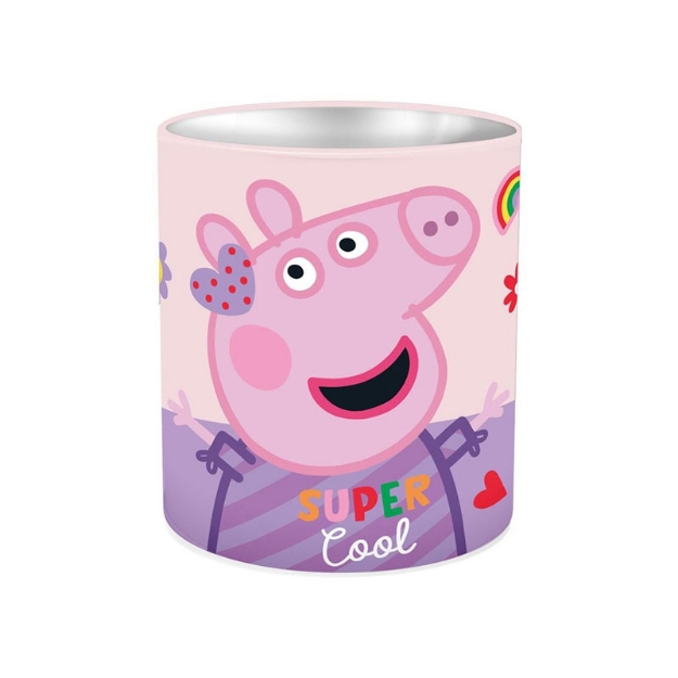 ΜΟΛΥΒΟΘΗΚH 0482802 PEPPA PIG ΜΕΤΑΛΛΙΚΗ 10Χ11cm