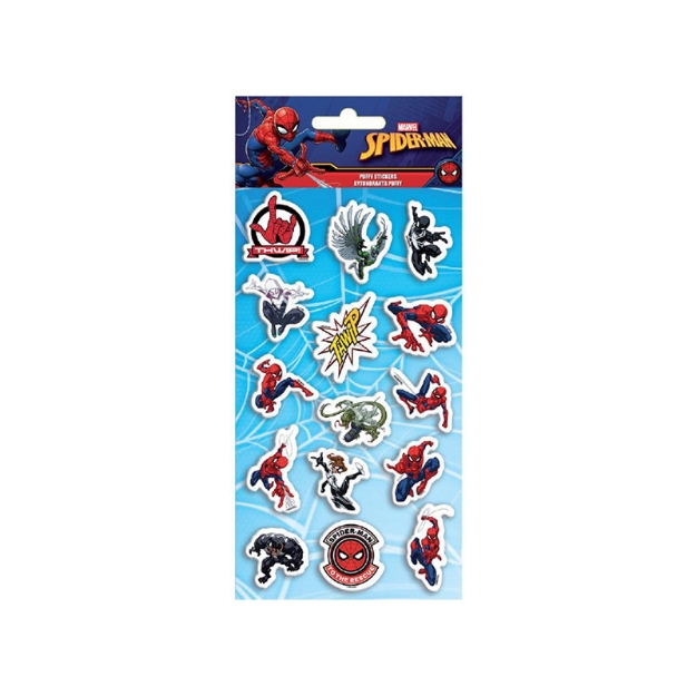 ΑΥΤΟΚΟΛΛΗΤΑ STICKERS 0508437 PUF SPIDERMAN 10X22cm