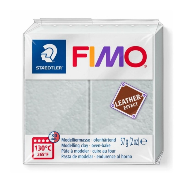 ΠΗΛΟΣ STAEDTLER 57gr FIMO LEATHER EFF. 809 DOVE GR
