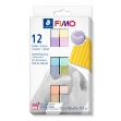 Εικόνα της ΣΕΤ STAEDTLER FIMO-SOFT 8023 C12-3 PASTEL 12 ΧΡΩΜ.