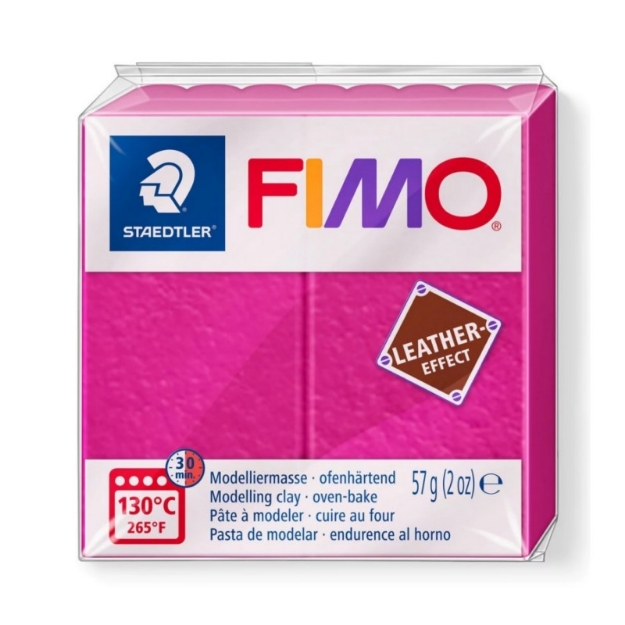 ΠΗΛΟΣ STAEDTLER 57gr FIMO LEATHER EFF. 229 BERRY