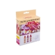 Εικόνα της ΧΡΩΜΑΤΑ TALENS ArtCreation TIE DYE WITH TEXTILE SILK PINK SET 3X85ml + ΓΑΝΤΙΑ