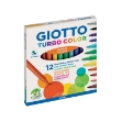 Εικόνα της ΜΑΡΚΑΔΟΡΟΙ GIOTTO TURBO COLOR ΛΕΠΤΟΙ 12τεμ 4160