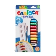 Εικόνα της ΤΕΜΠΕΡΕΣ CARIOCA 12τεμ 10ml assorted ΠΑΛΕΤΑ+ΠΙΝΕΛΟ 40012