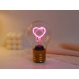 Εικόνα της ΛΑΜΠΑ i-TOTAL XL2877 BULB-SHAPED HEART 12cm