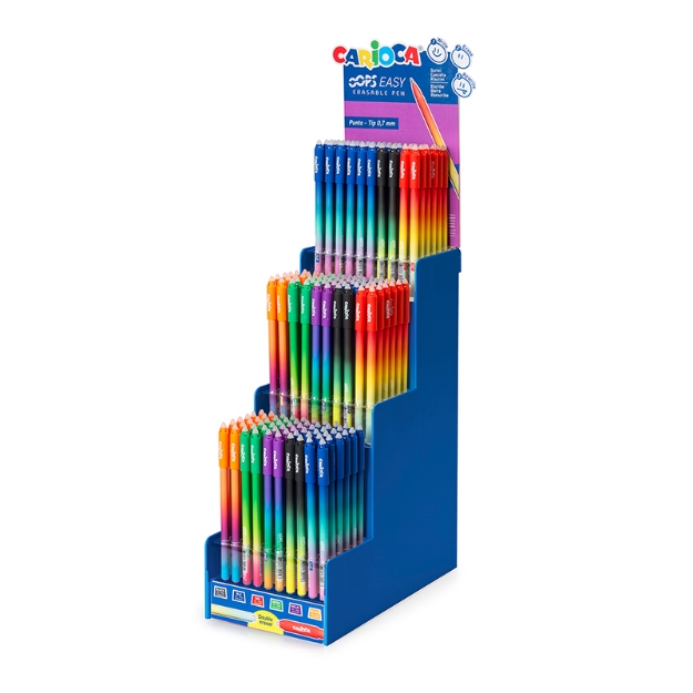 ΒΙΤΡΙΝΑ CARIOCA ΣΤΥΛΟ OOPS EASY 53500 180τεμ ERASABLE