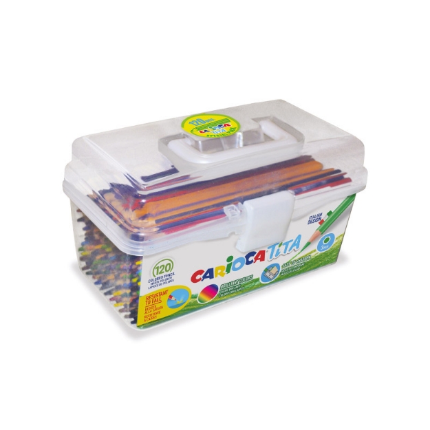 ΞΥΛΟΜΠΟΓΙΕΣ CARIOCA 42800 TITA PLAST.CASE 120τ.