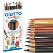 Εικόνα της ΞΥΛΟΜΠΟΓΙΕΣ GIOTTO STILNOVO 257400 SKINTONES 12τεμ 2574