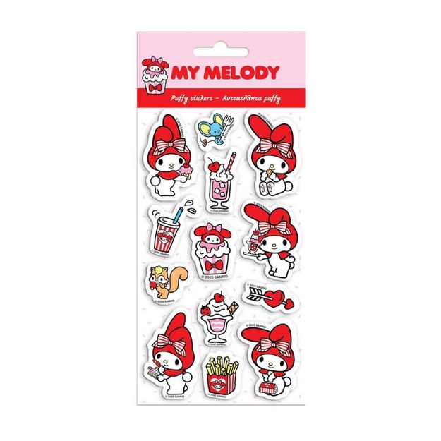 ΑΥΤΟΚΟΛΛΗΤΑ STICKERS 0490207 PUF MY MELODΥ 10X22cm