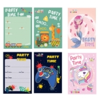 ΠΡΟΣΚΛΗΣΕΙΣ ΓΙΑ ΠΑΡΤΥ THE LITTLIES ( BOYS & GIRLS) set 6τεμ
