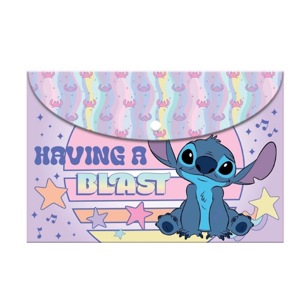 ΦΑΚΕΛΟΣ ΜΕ ΚΟΥΜΠΙ Α4 LILO & STITCH 0564912