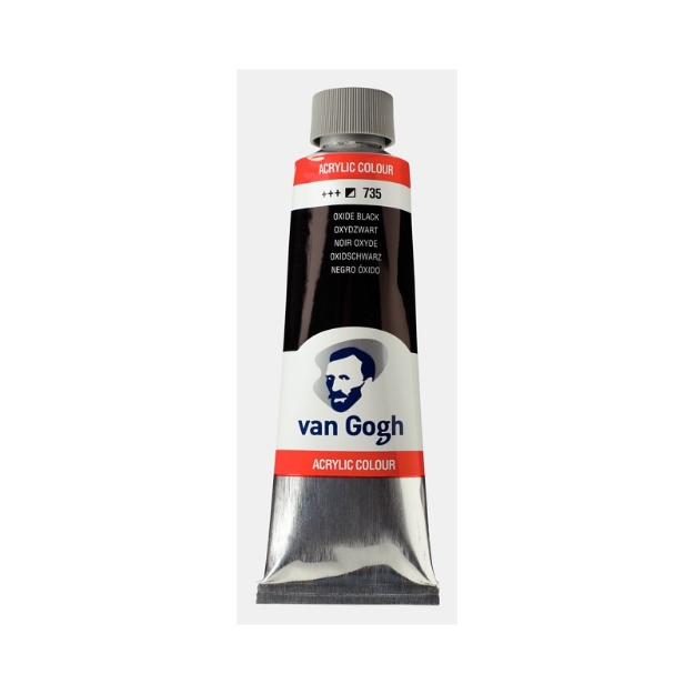 ΑΚΡΥΛ.TALENS VAN GOGH  150ml 735 OXIDE BLACK 