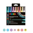 Εικόνα της ΜΑΡΚΑΔΟΡΟΙ UNI POSCA  PC-5M MEDIUM ΣΕΤ 8 SOFT