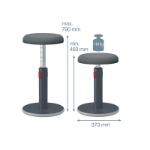 ΣΚΑΜΠΟ LEITZ 6518-89 ΕΡΓΟΝΟΜΙΚΟ GREY