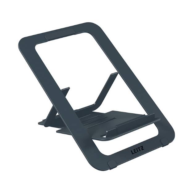 ΒΑΣΗ LEITZ 6346-89 ΡΥΘΜΙΖOΜΕΝΗ ΑΛΟΥΜΙΝΙΟΥ ΓΙΑ LAPTOP DARK GREY 