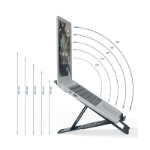 ΒΑΣΗ LEITZ 6346-89 ΡΥΘΜΙΖOΜΕΝΗ ΑΛΟΥΜΙΝΙΟΥ ΓΙΑ LAPTOP DARK GREY 