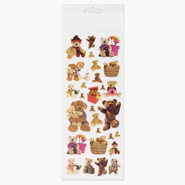 ΑΥΤΟΚΟΛΛΗΤΑ STICKERS  414 TEDDIES 31X11cm