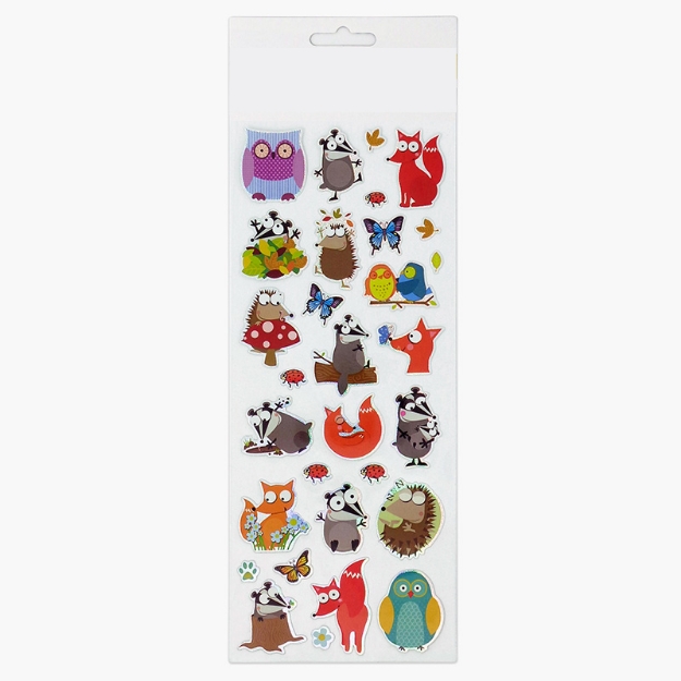 ΑΥΤΟΚΟΛΛΗΤΑ STICKERS 1804 WOODLAND FRIENDS 31X11cm